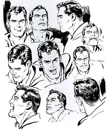 Curt Swan: Superman sketch