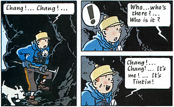 Extract from Tintin In Tibet